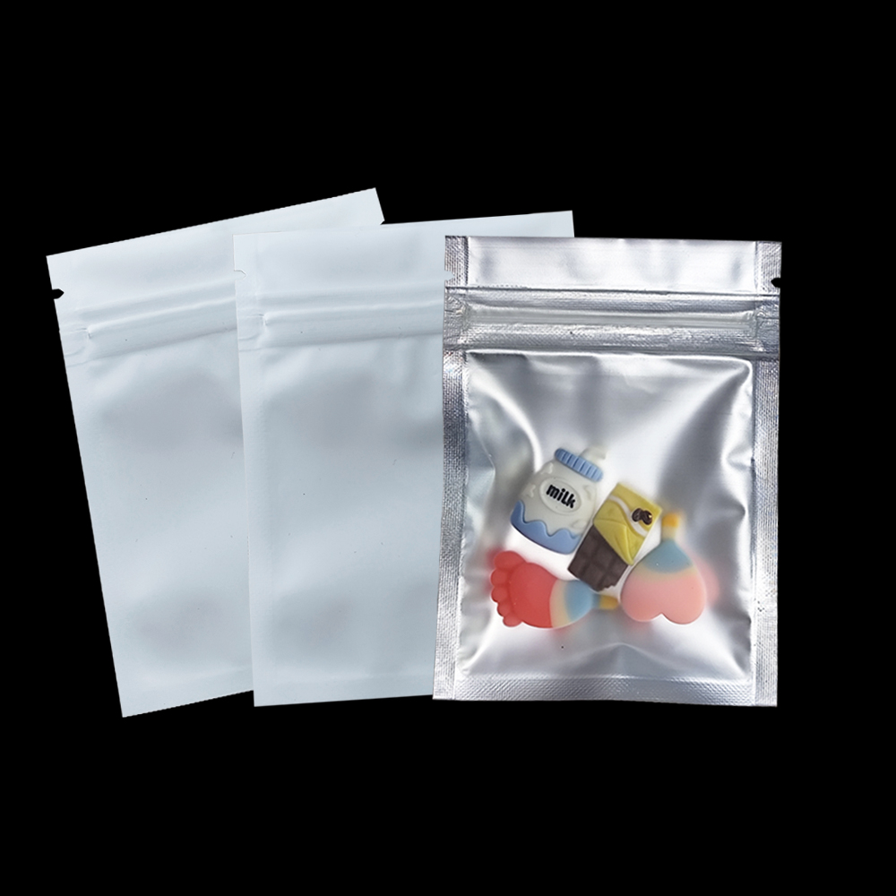 Lock And Lock Food Storage - 100pcs/lot Matte Clear Zip Lock Plastic