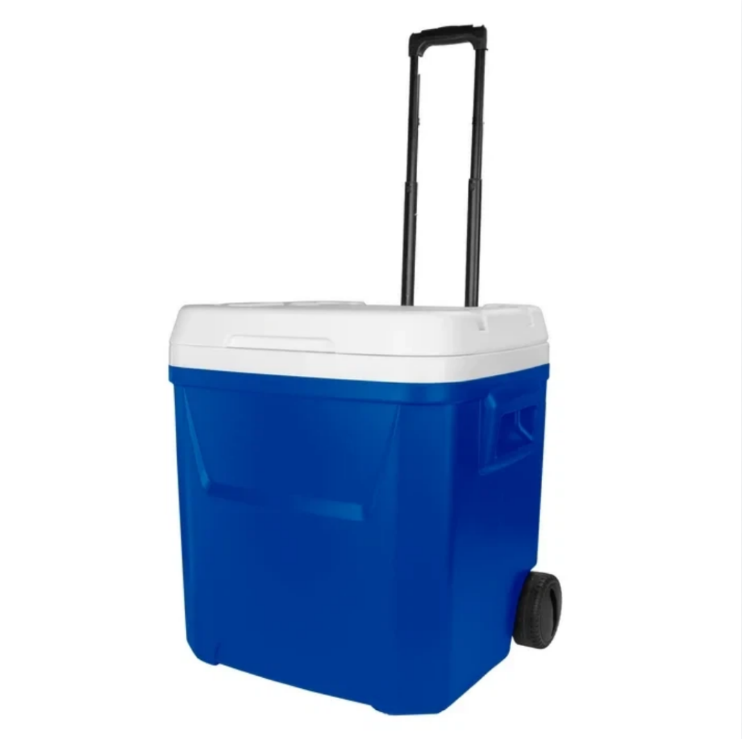 Food Storage With Wheels - 60 QT Blue Laguna Wheeled Hard
