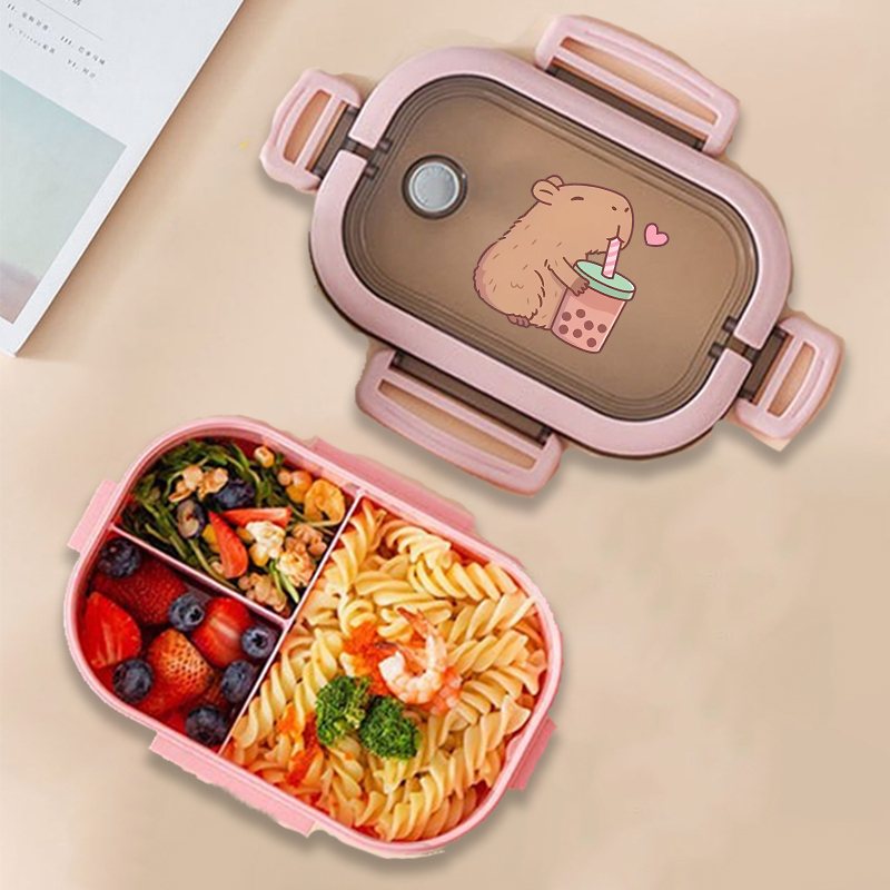 Food Storage Box - Capybara Bento Lunch Box Anime Animals