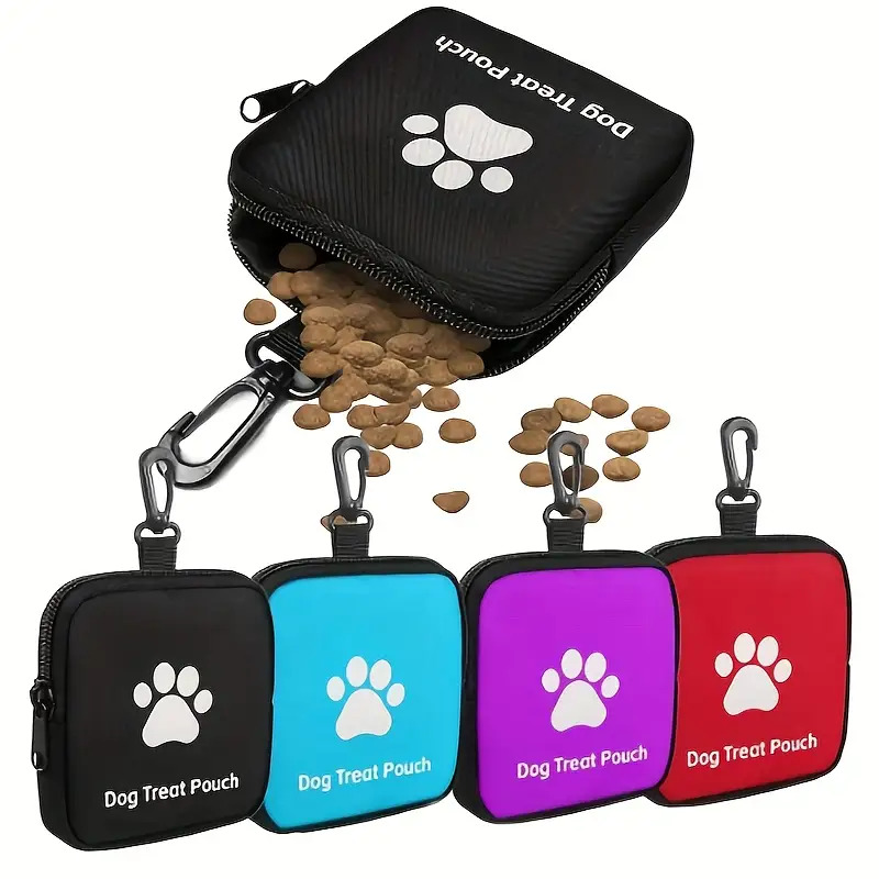 Food Storage Zipper Bags - Dog Training Treat Pouch,Travel Portable Pet