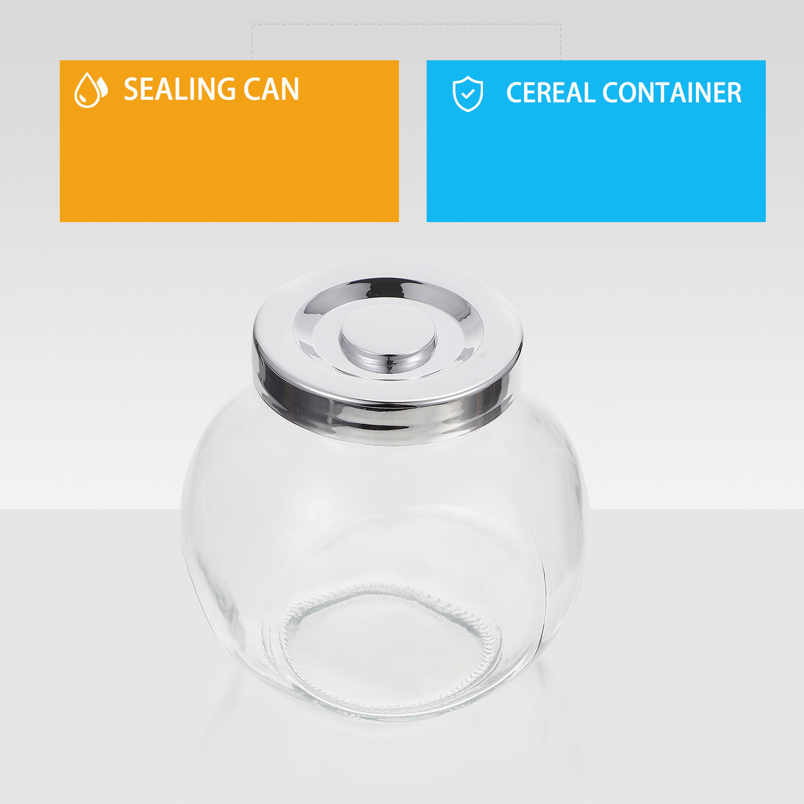 Food Storage Jars & Containers - 2Pcs Fruit Jam Storage Bottles Household