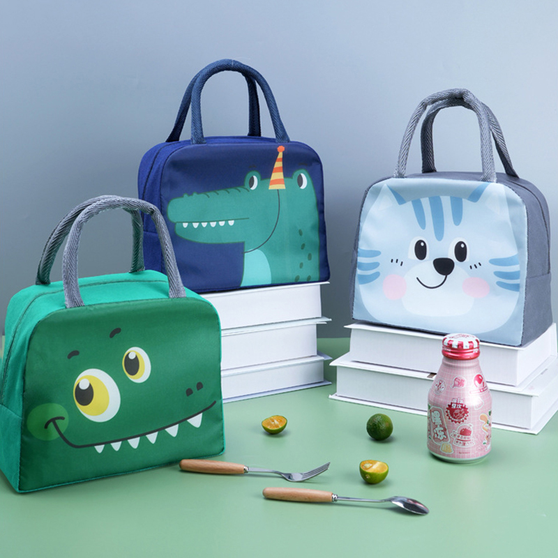 Food Storage Zipper Bags - Cartoon Cute Fresh Cooler Lunch Bag