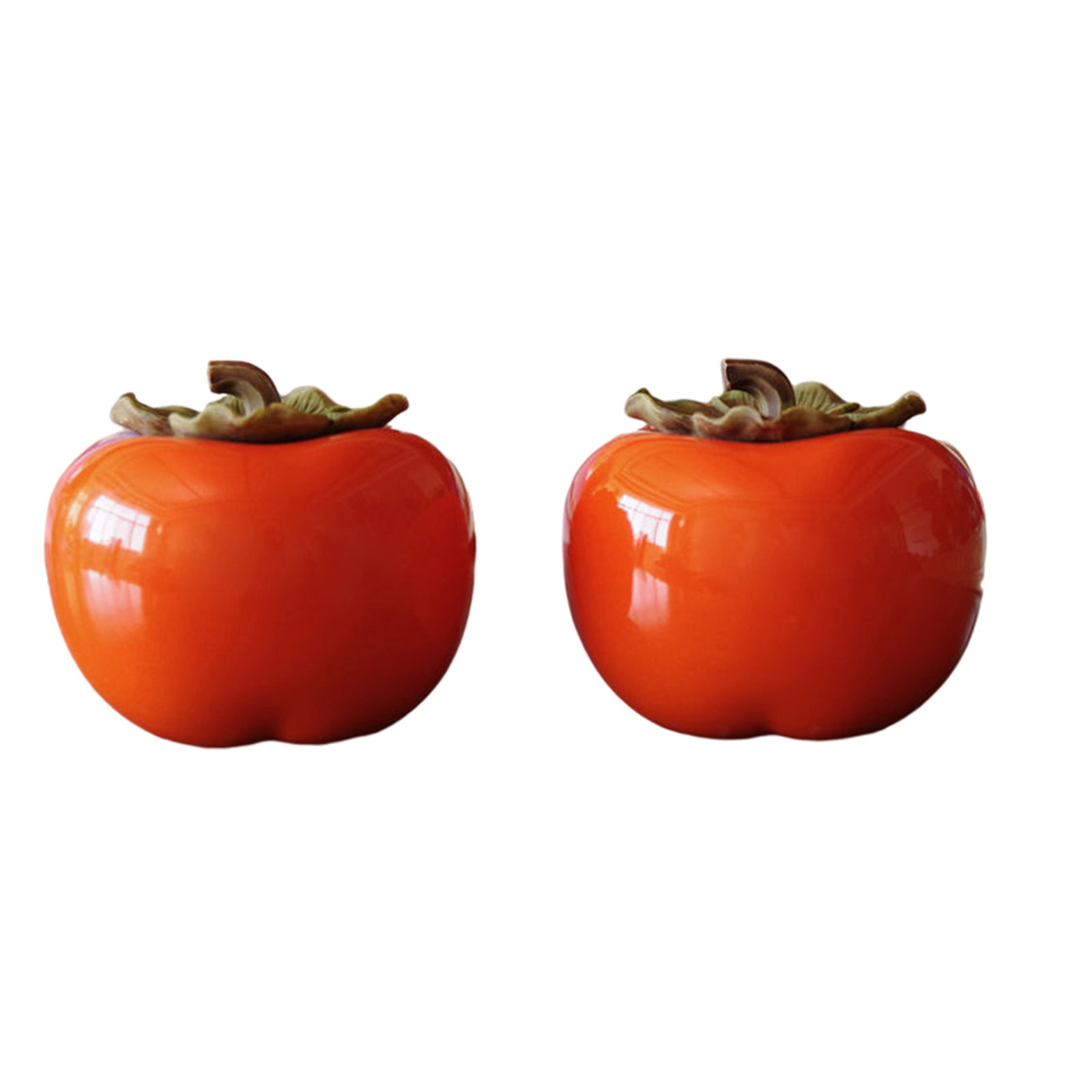 2Pcs Orange Persimmon Style Ce - Food Storage Jars & Containers recension och pris