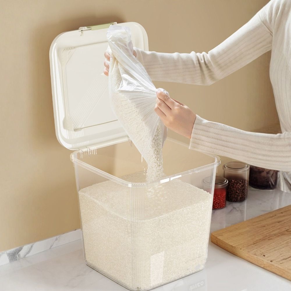 Insect Proof Rice Storage Box  - Food Storage With Wheels recension och pris