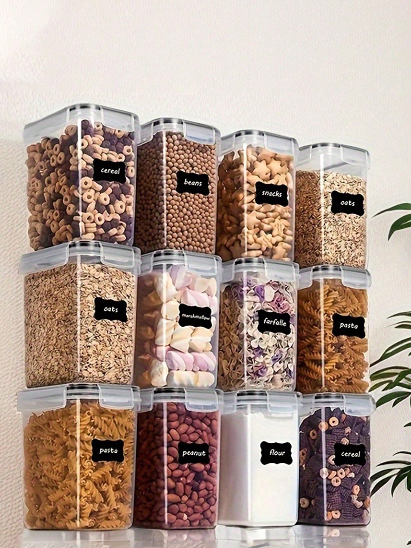 48pcs Airtight Food Storage Co - Lock And Lock Food Storage recension och pris