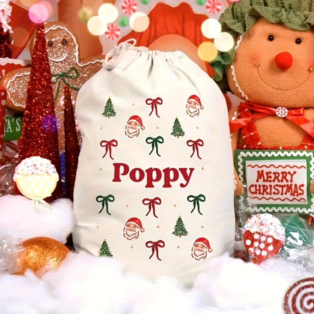 Personalised Simple Santa & Ch - Food Storage Name recension och pris