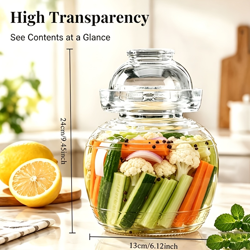 Glass Kimchi Fermentation Jar  - Food Storage Jars & Containers recension och pris