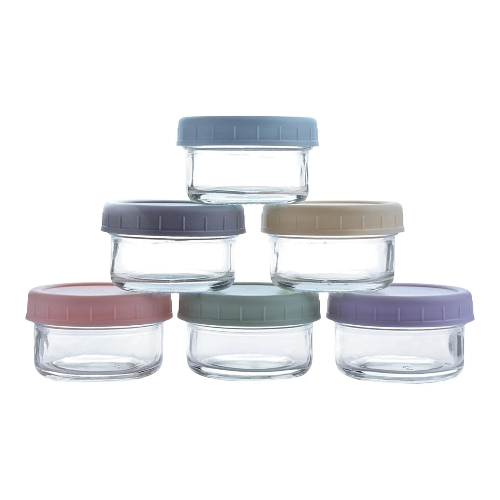 Mini Glass Jars with Leakproof - Food Storage Glass Set recension och pris