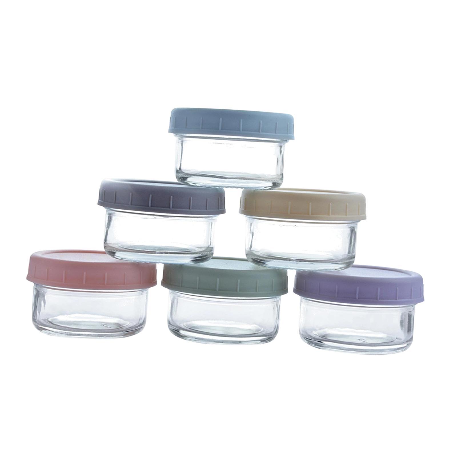 Mini Glass Jars with Leakproof - Food Storage Glass Set recension och pris