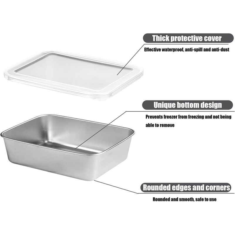 Stainless Steel Containers for - Food Storage Box recension och pris