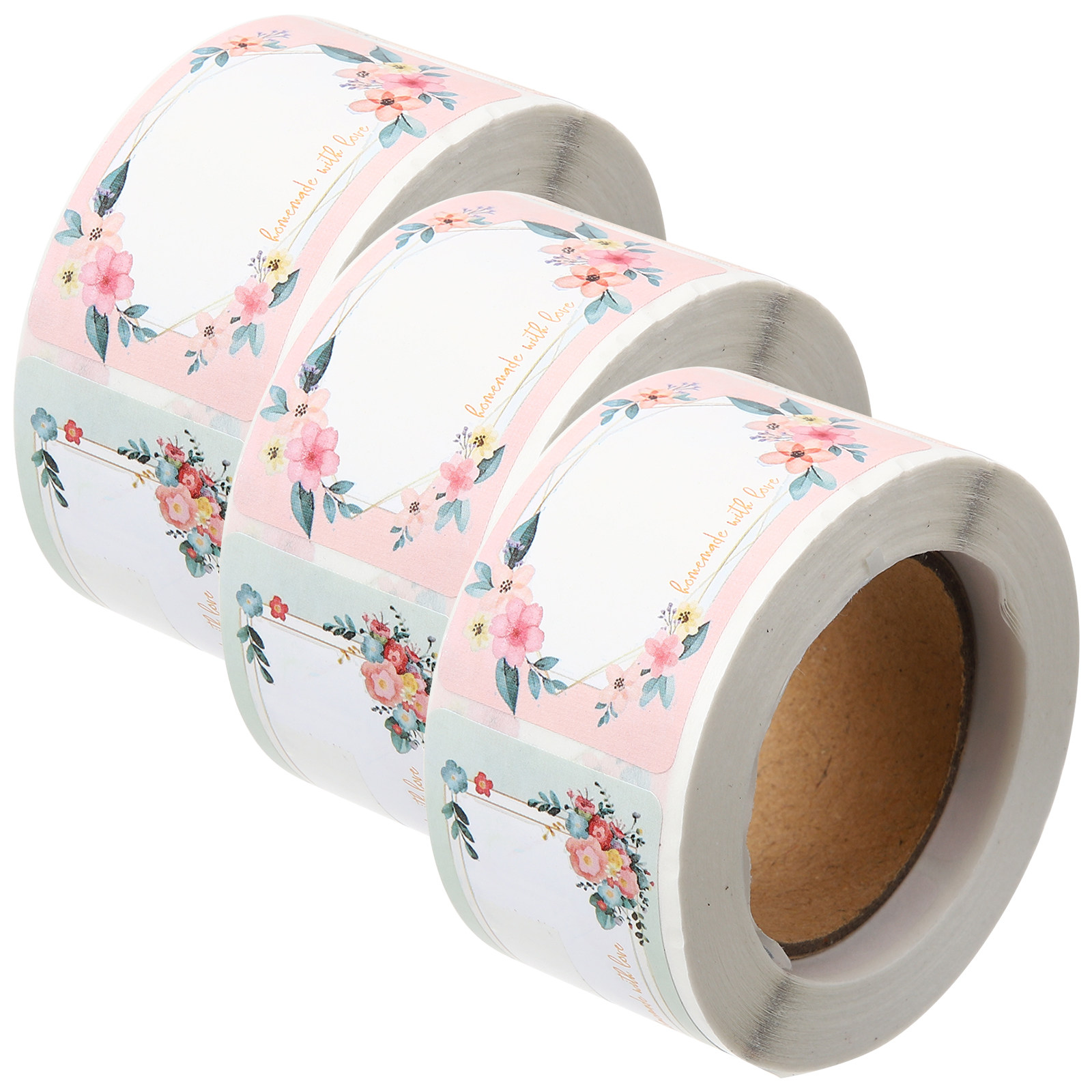 3 Rolls Blank Name Labels Flor - Food Storage Name recension och pris