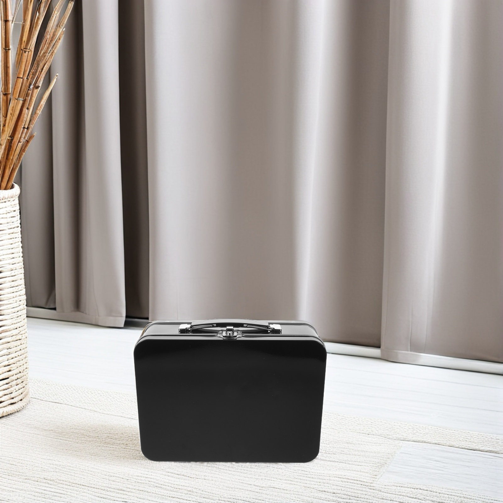 Metal Lunch Tin Rectangular Em - Food Storage Lunch Box recension och pris