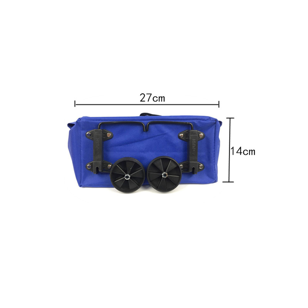 Folding Shopping Pull Cart Tro - Food Storage With Wheels recension och pris