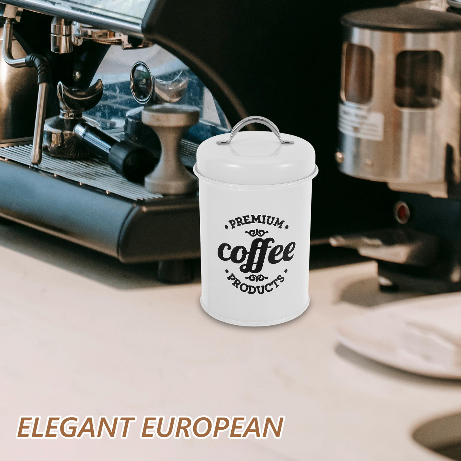 Elegant Airtight Iron Canister - Food Storage Jars & Containers recension och pris