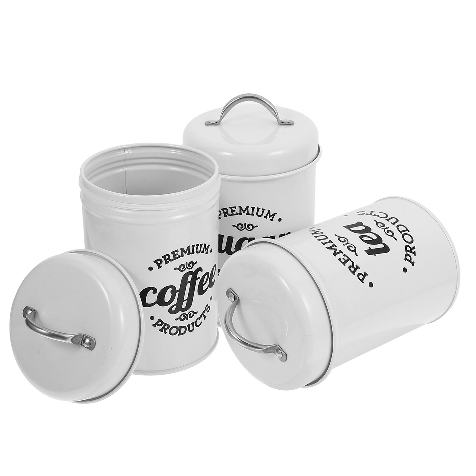 Elegant Airtight Iron Canister - Food Storage Jars & Containers recension och pris