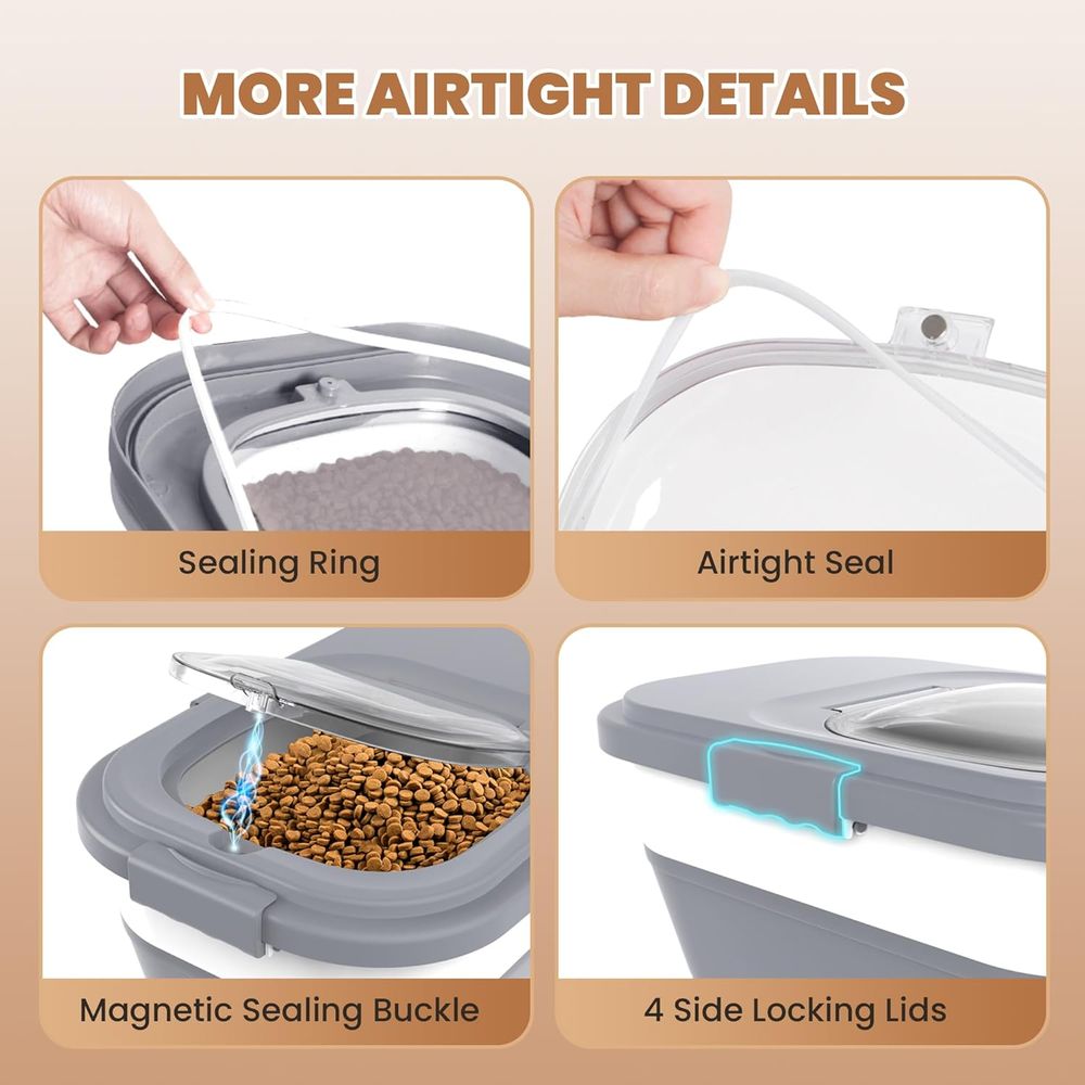 Airtight Dog Food Storage Cont - Food Storage Dog recension och pris