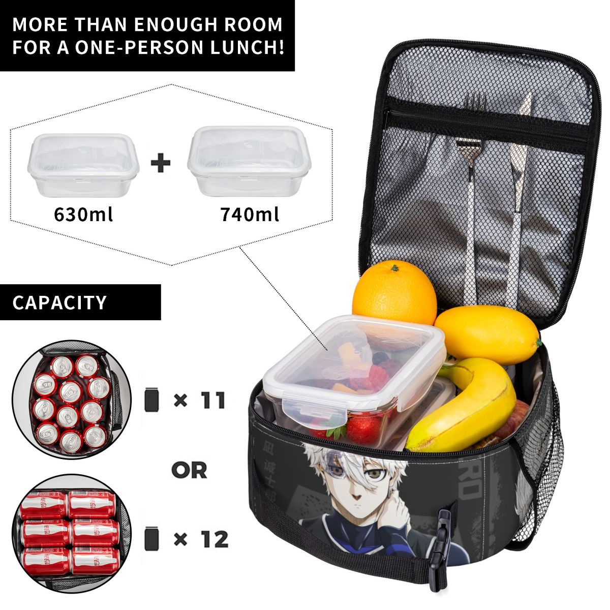 Insulated Lunch Boxes Anime Bl - Lock And Lock Food Storage recension och pris