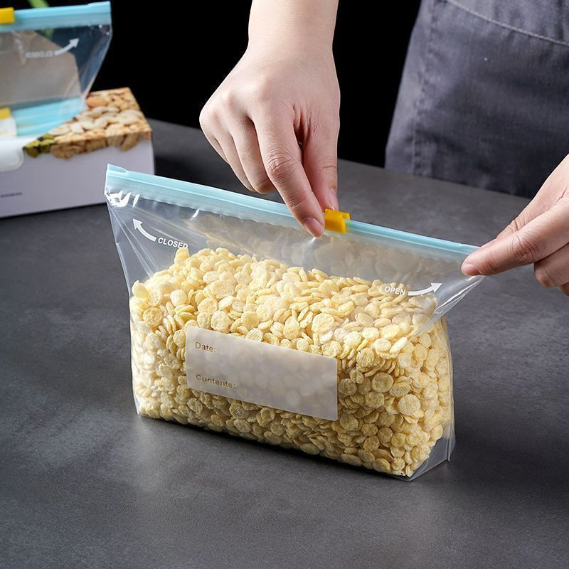 100Pcs Slider Gallon Food Stor - Food Storage Zipper Bags recension och pris