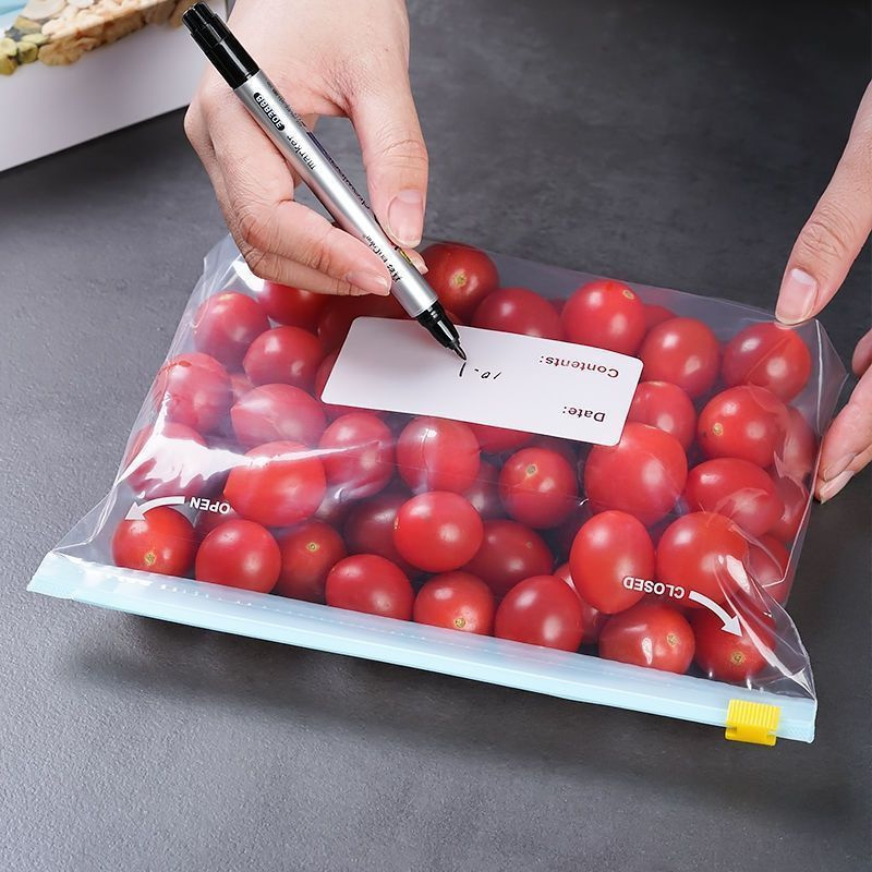 100Pcs Slider Gallon Food Stor - Food Storage Zipper Bags recension och pris