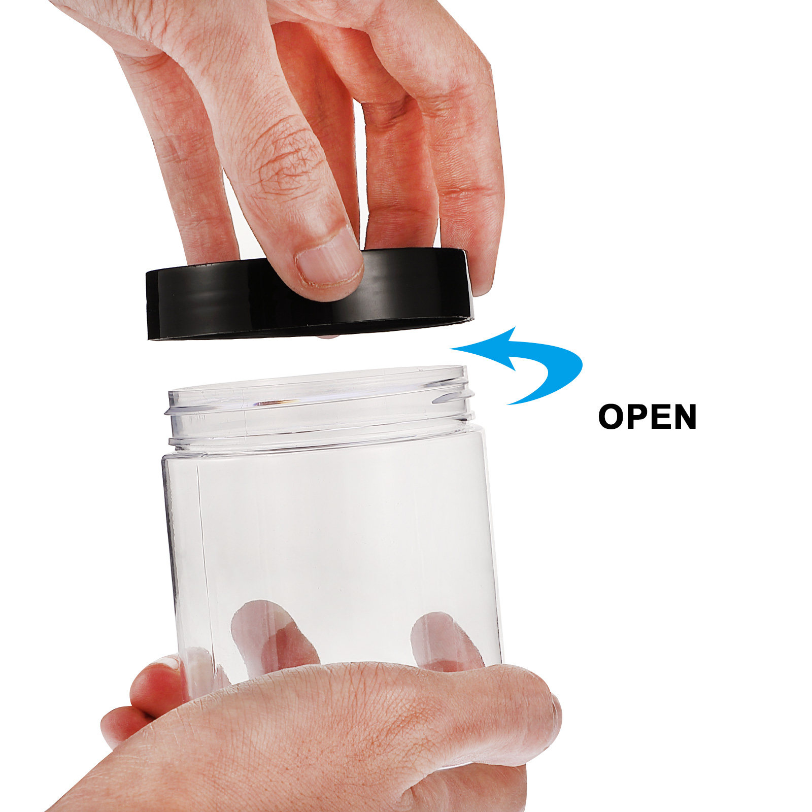 12Pcs Clear Plastic Storage Ja - Food Storage Jars & Containers recension och pris