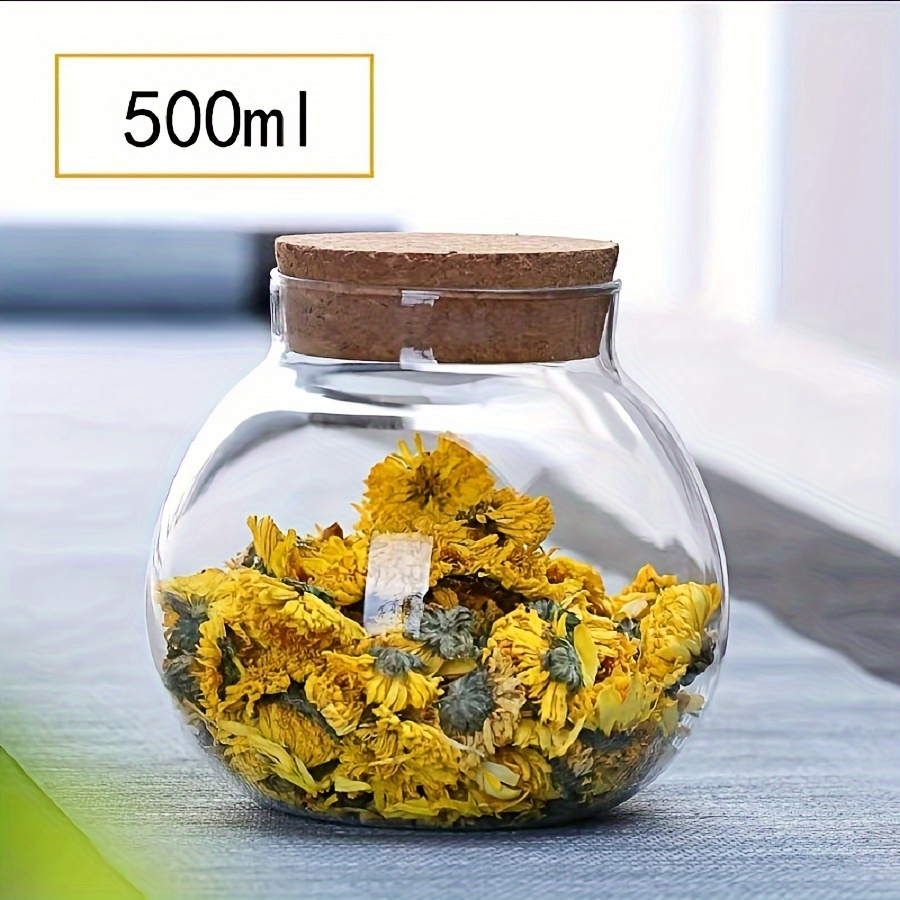 500ML Clear Glass Storage Cani - Food Storage Glass Set recension och pris