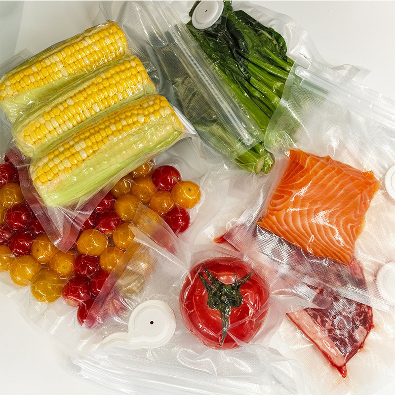 Upgraded Version vacuum food s - Food Storage Zipper Bags recension och pris