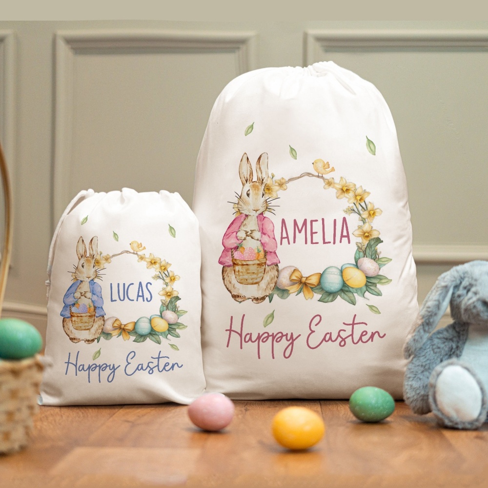 Custom Name Happy Easter Bunny - Food Storage Name recension och pris