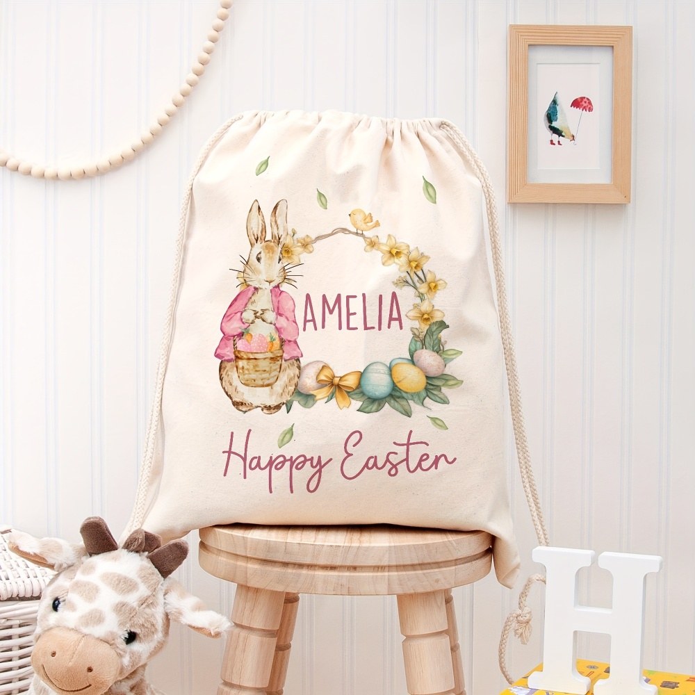 Custom Name Happy Easter Bunny - Food Storage Name recension och pris