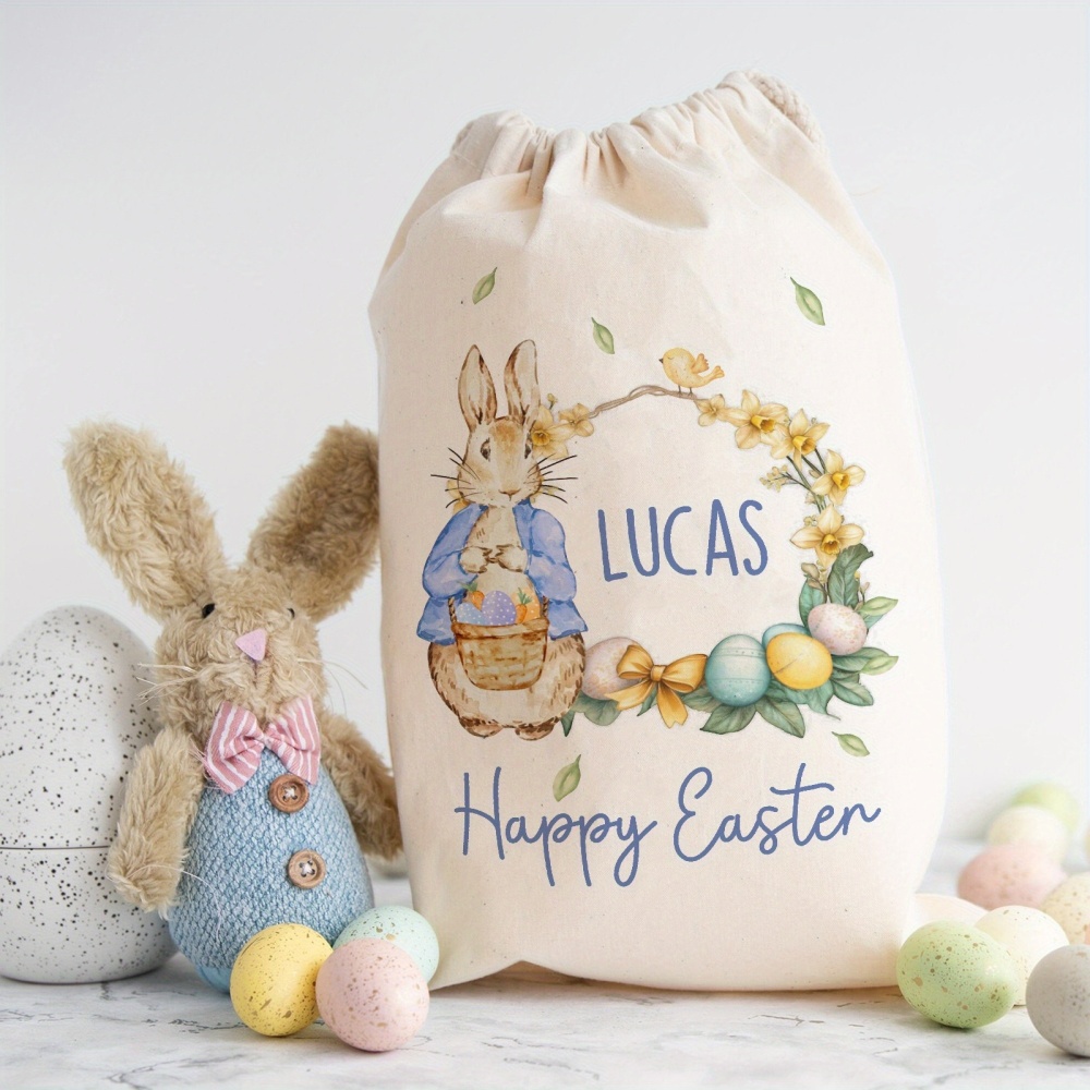 Custom Name Happy Easter Bunny - Food Storage Name recension och pris