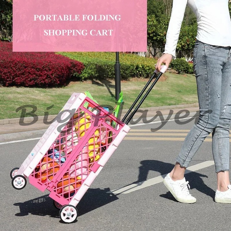 65L Quick Folding Portable Sho - Food Storage With Wheels recension och pris