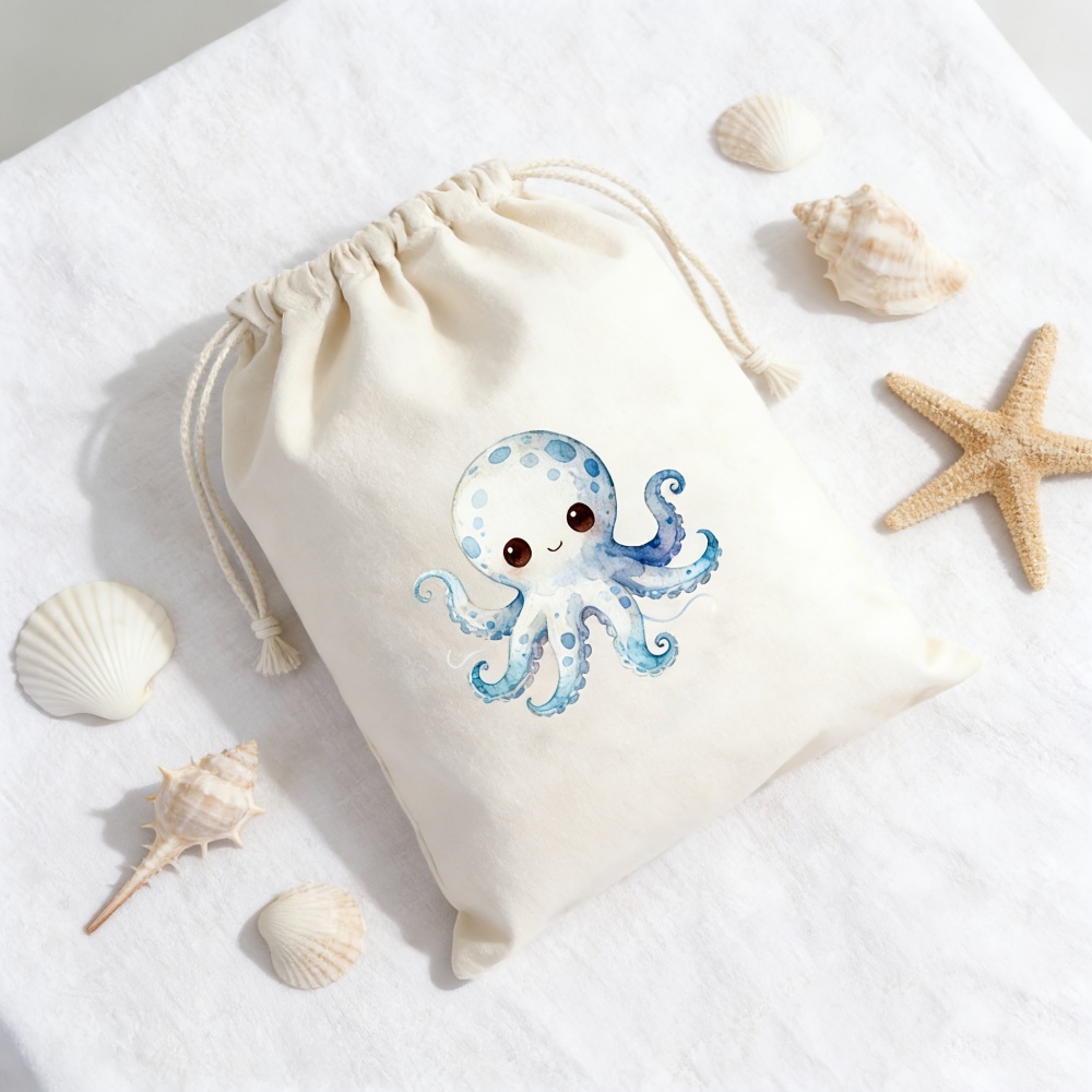 Cute Octopus Custom Name Draws - Food Storage Name recension och pris