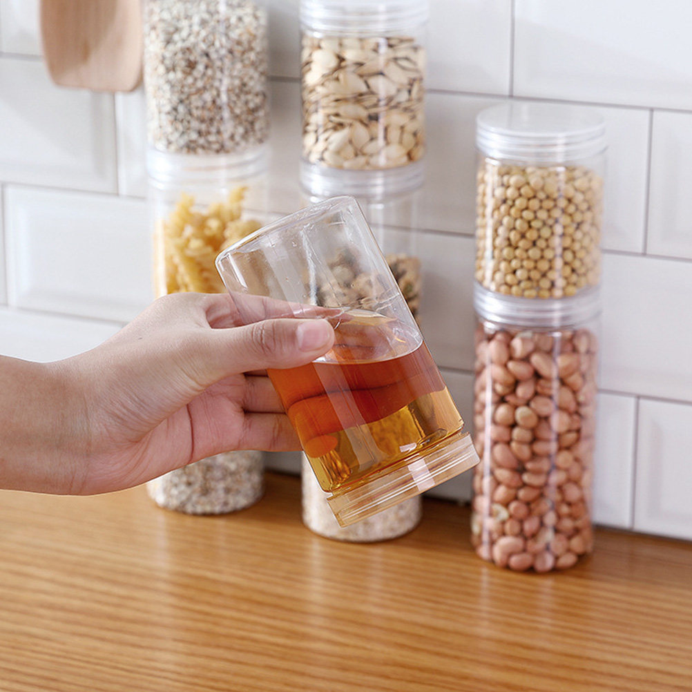 10Pcs Clear High-Grade Plastic - Food Storage Jars & Containers recension och pris