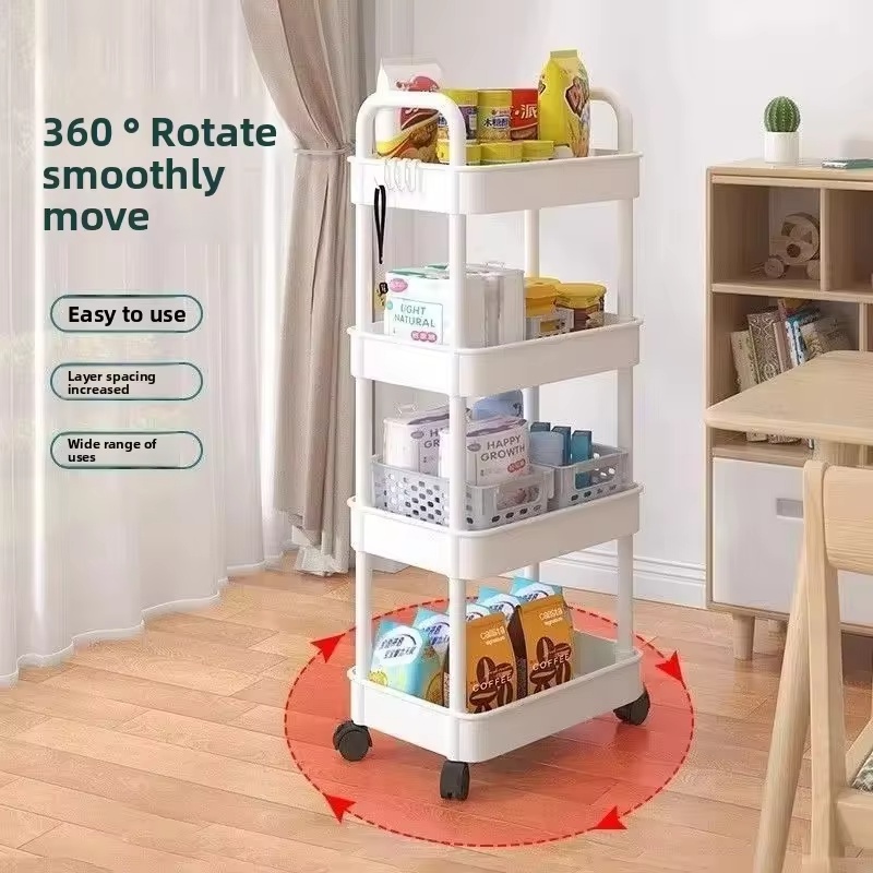 5-Tier Rolling Storage Cart wi - Food Storage With Wheels recension och pris