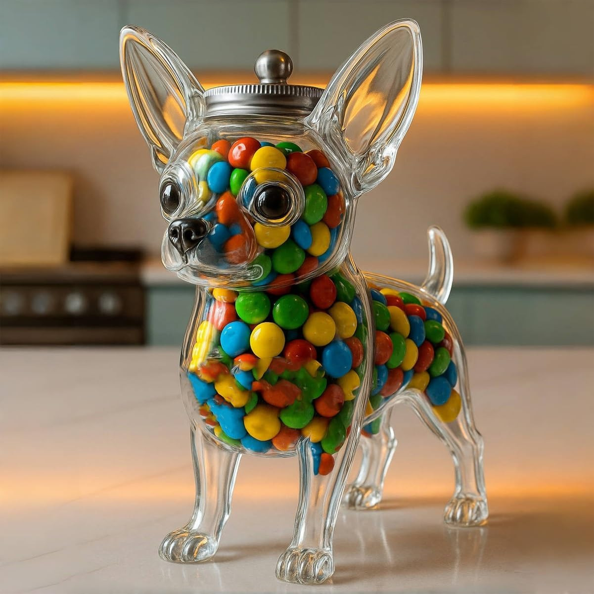 Chihuahua Shaped Container Fre - Food Storage Glass Set recension och pris
