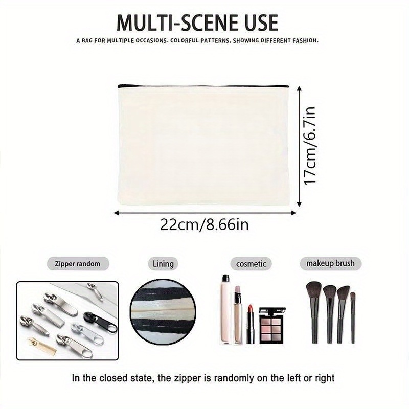 1PC Fun Travel Makeup Bag Mult - Food Storage Zipper Bags recension och pris