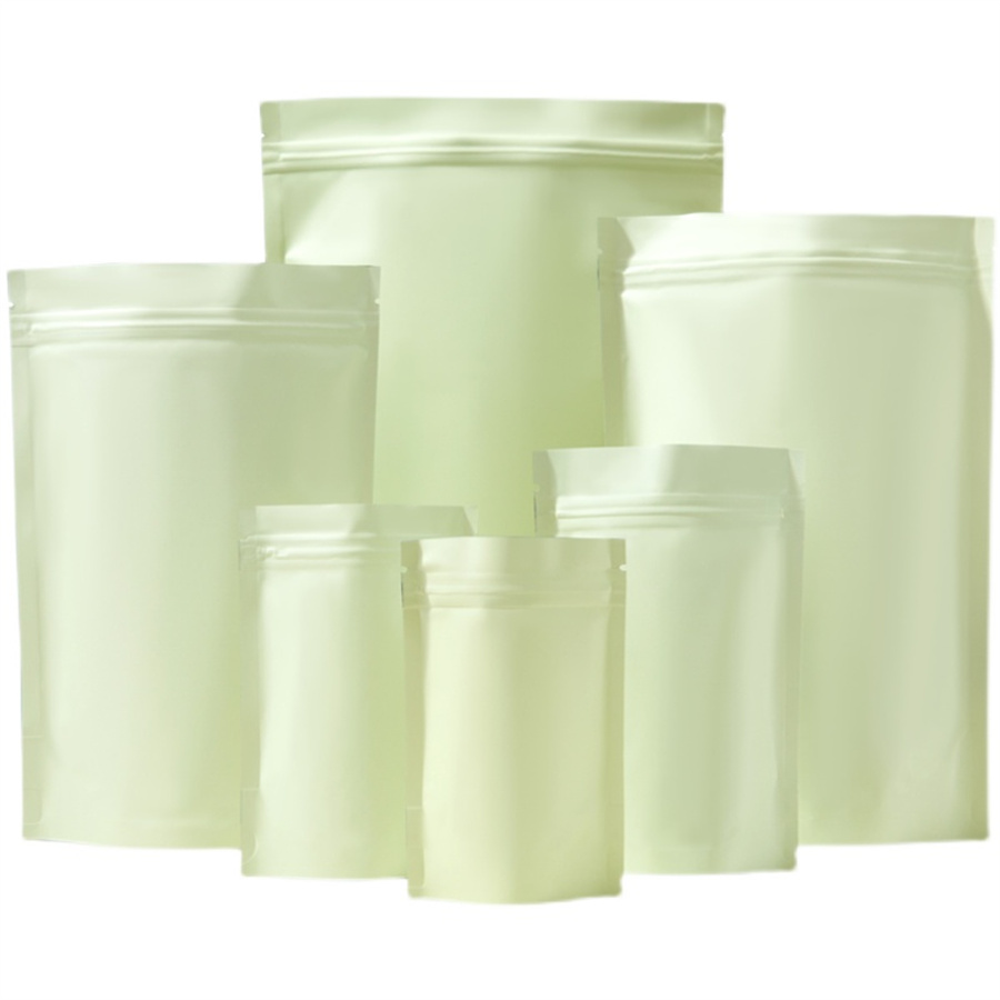 50/100PCS Matte Pale Yellow Zi - Food Storage Zipper Bags recension och pris