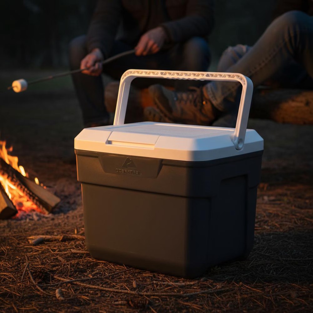 Insulated Hard Sided Cooler wi - Food Storage With Wheels recension och pris
