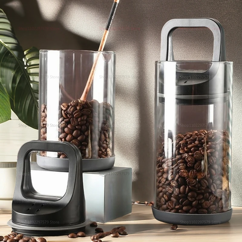 Coffee Beans Vacuum Sealed Tan - Food Storage Glass Set recension och pris