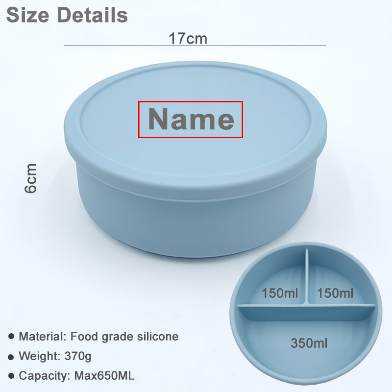 Personalized Name 3 Compartmen - Food Storage Name recension och pris