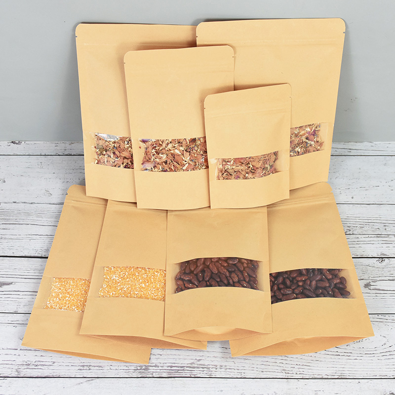 20/50pcs Kraft Paper Zip Lock  - Lock And Lock Food Storage recension och pris
