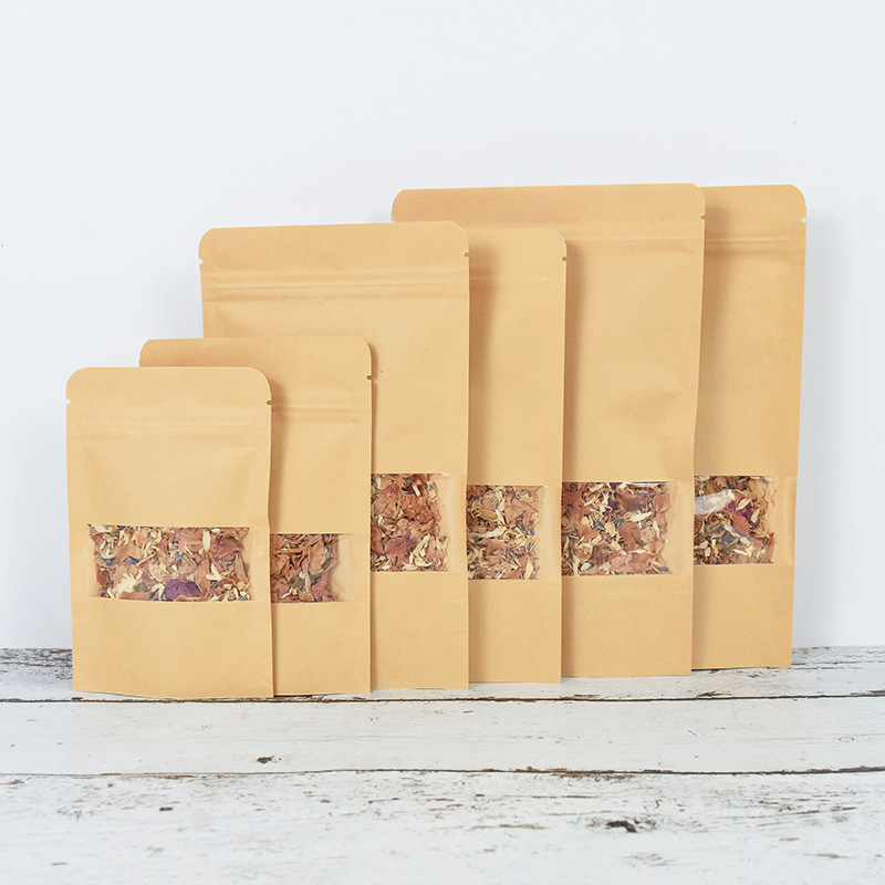 20/50pcs Kraft Paper Zip Lock  - Lock And Lock Food Storage recension och pris