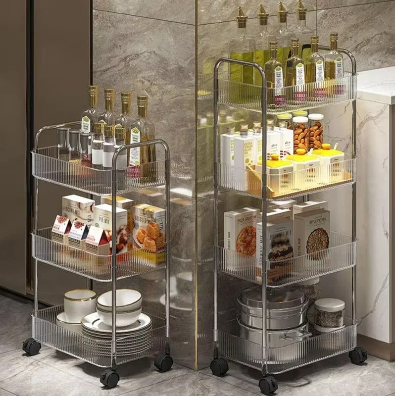 Multi-layer Rolling Cart with  - Food Storage With Wheels recension och pris