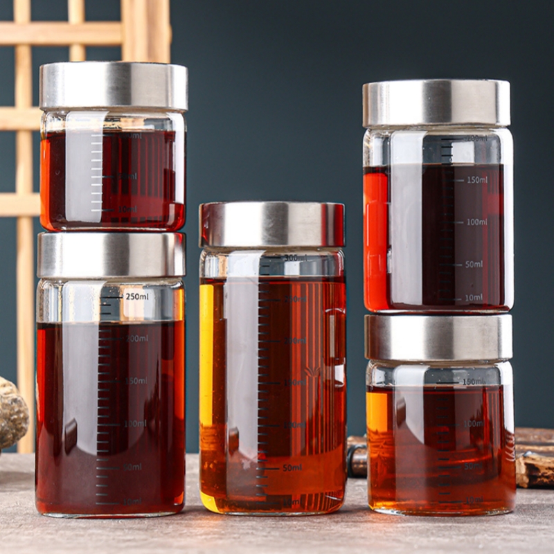 2Pcs 100-500ml Glass Storage C - Food Storage Glass Set recension och pris