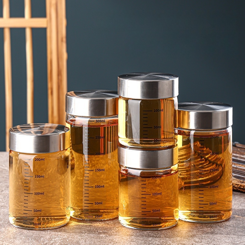 2Pcs 100-500ml Glass Storage C - Food Storage Glass Set recension och pris