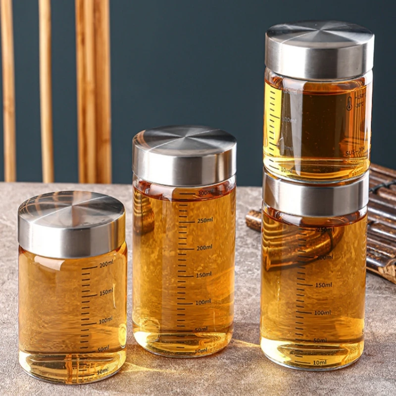 2Pcs 100-500ml Glass Storage C - Food Storage Glass Set recension och pris