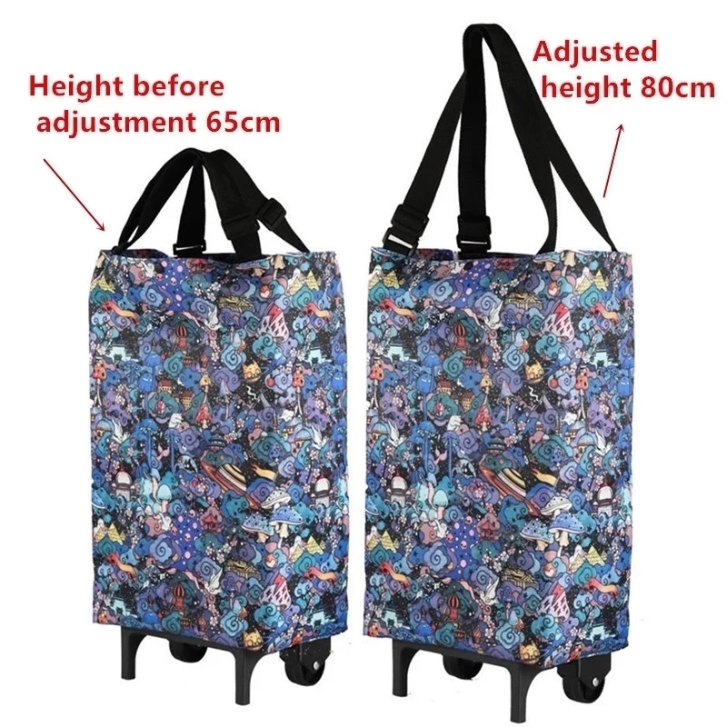 Folding Storage Bag High Capac - Food Storage With Wheels recension och pris