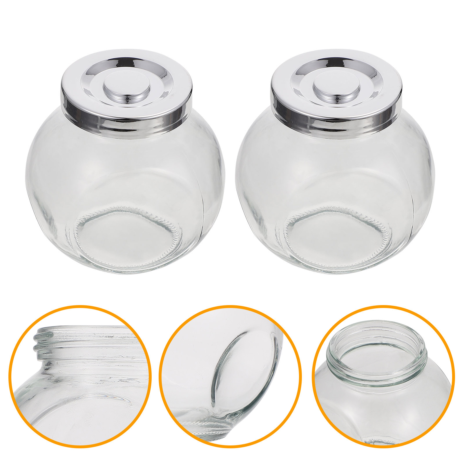2Pcs Fruit Jam Storage Bottles - Food Storage Jars & Containers recension och pris