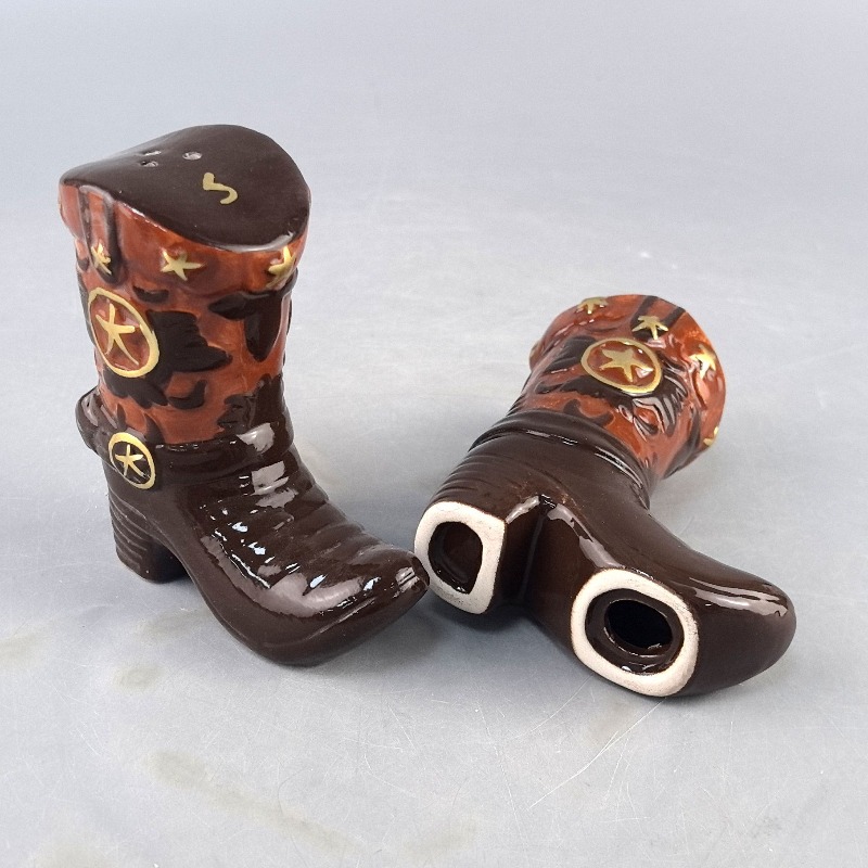 Vintage Boots Ceramic Spice Ja - Food Storage Jars & Containers recension och pris