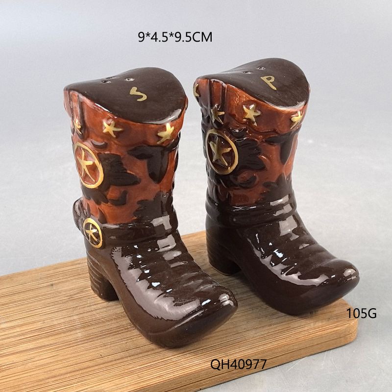 Vintage Boots Ceramic Spice Ja - Food Storage Jars & Containers recension och pris