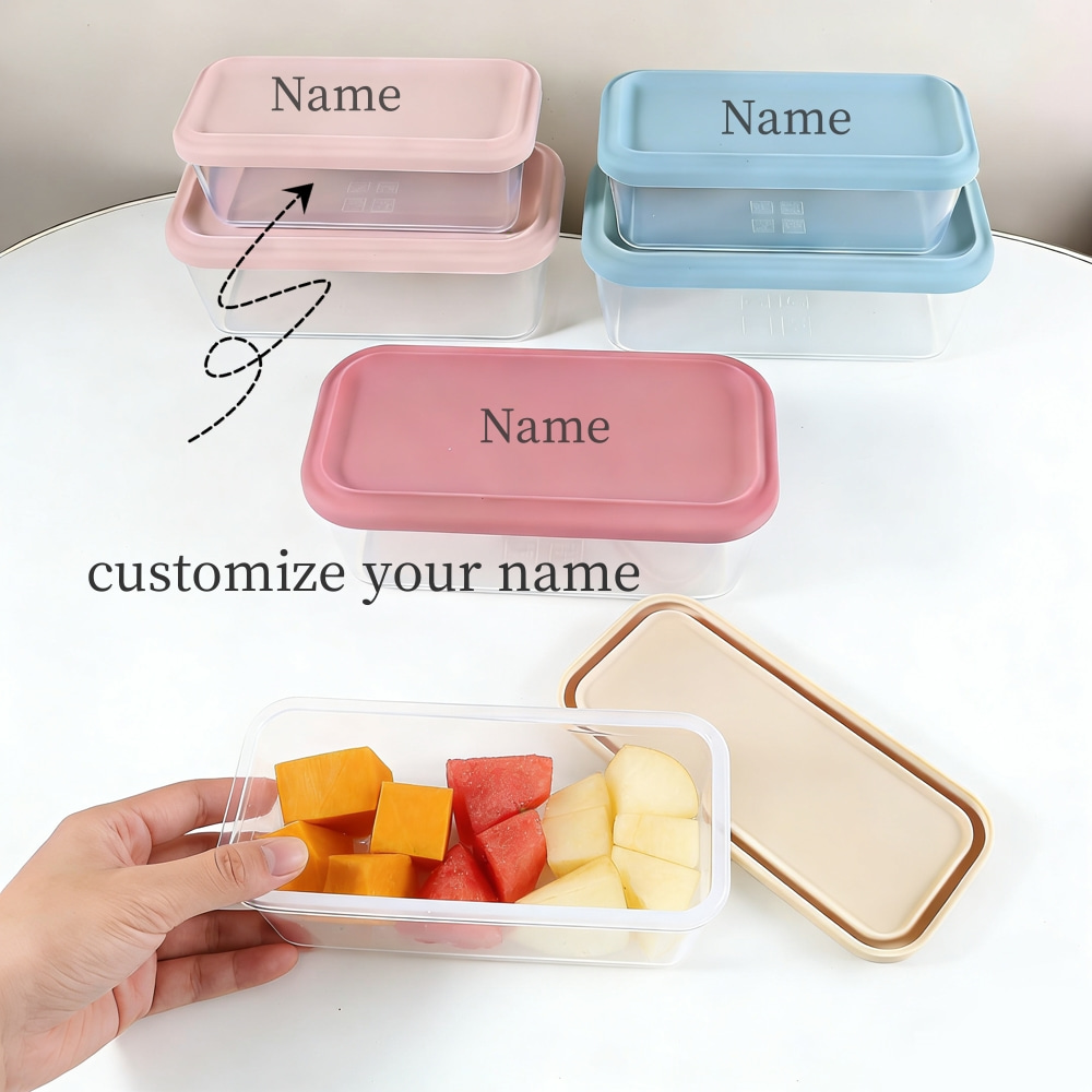 500ml 900ml Personalized name  - Food Storage Name recension och pris